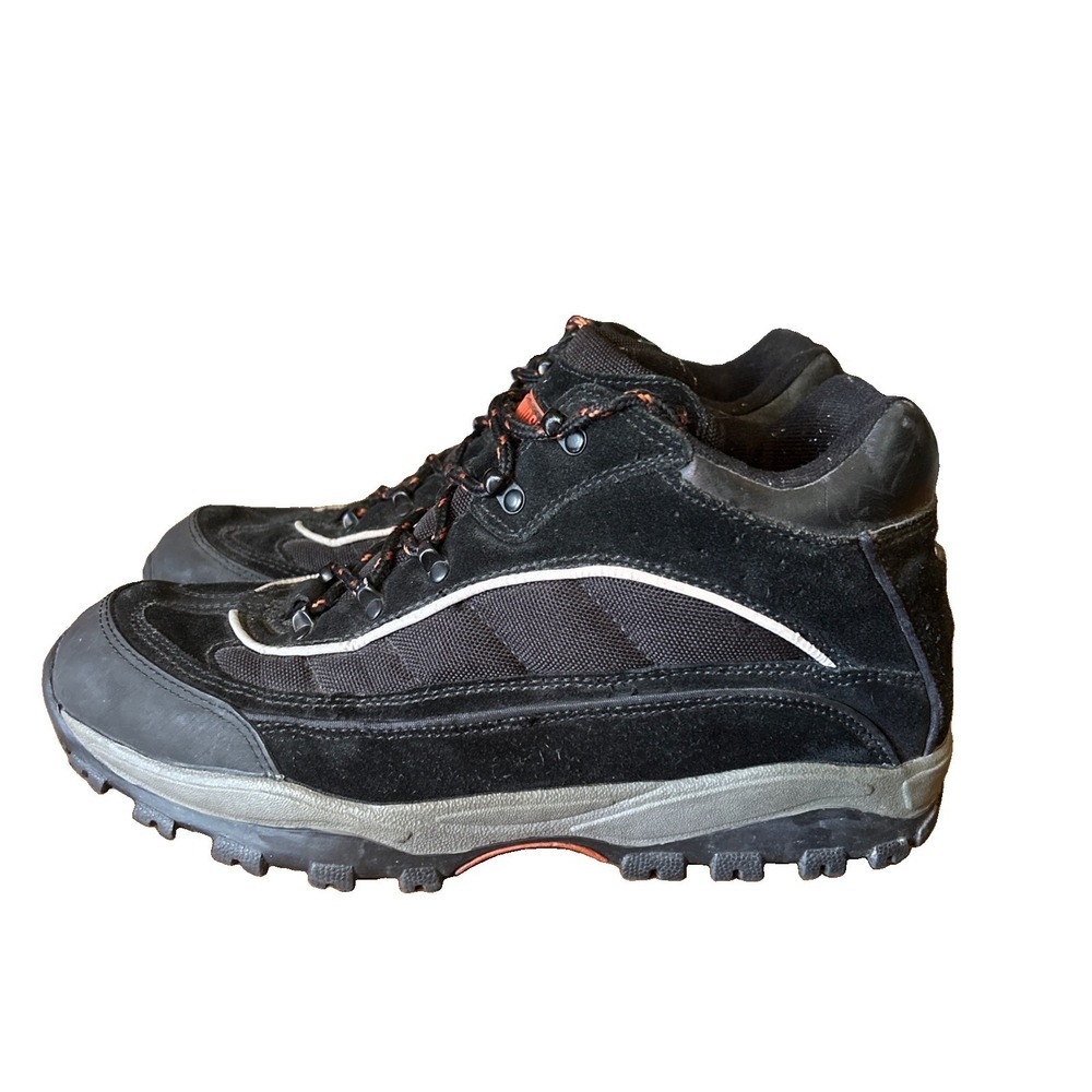 Harley Davidson Mens Flywheel Hiker Black Shoes Boots Size 12
